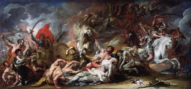 "Śmierć na białym koniu", Benjamin West (1796)