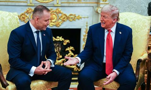 "Powiedział to, co chcieliśmy usłyszeć". Eksperci o spotkaniu Trump-Nawrocki