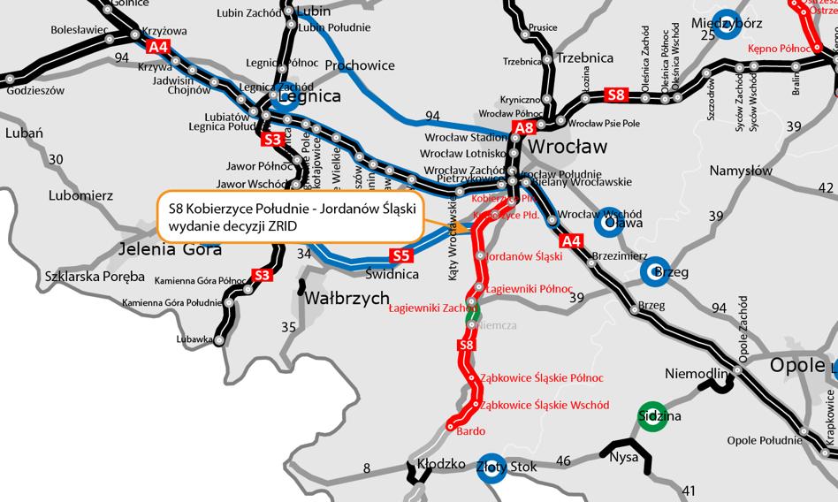 Jest pozwolenie na budowę kolejnego odcinka trasy S8