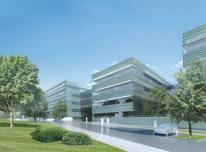 Wizualizacja Centrum Medycyny Inwazyjnej (Arch Deco, źródło)