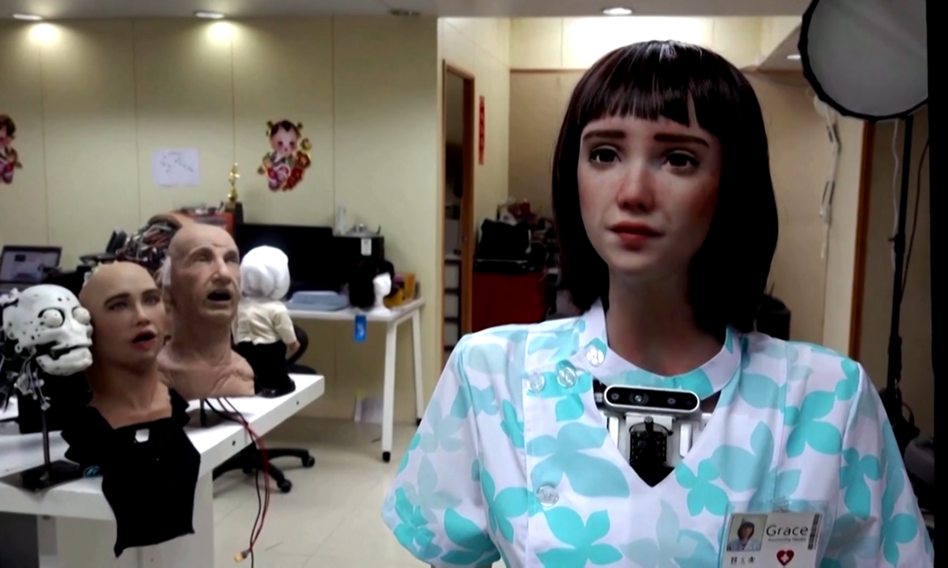 Prawie jak człowiek. Robot Grace pomoże w opiece nad osobami starszymi i izolowanymi z powodu pandemii