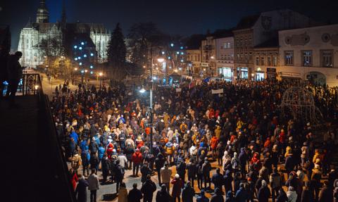 Słowacy znów demonstrowali przeciwko zmianom w prawie karnym