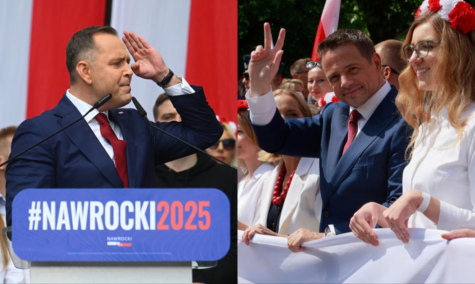 Trzaskowski o wyborach: Reklamacji nie będzie. Nawrocki: Nie będzie rządzić jedno środowisko. Marsze Trzaskowskiego i Nawrockiego w Warszawie
