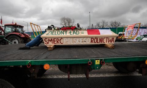 Rozpoczął się protest rolników przy polsko-litewskiej granicy