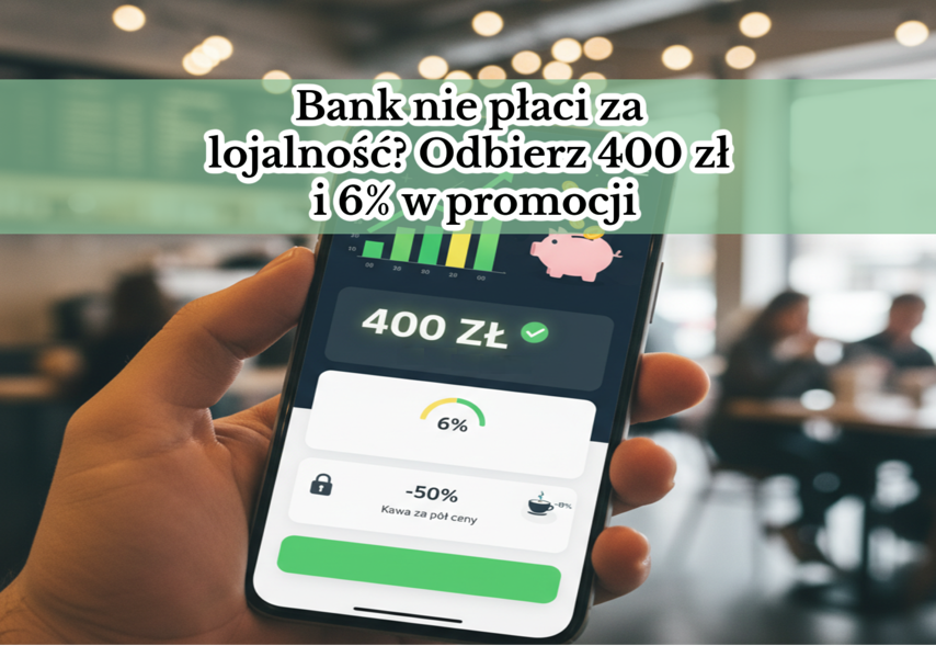 Twój bank nie płaci Ci za lojalność? Oto 3 powody, by to zmienić w 10 minut