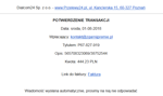 Uwaga na „potwierdzenie transakcji” z Przelewy24 – kolejne oszustwa