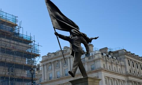 Nowe dzieło Banksy’ego w Londynie. Nagranie trafiło do sieci