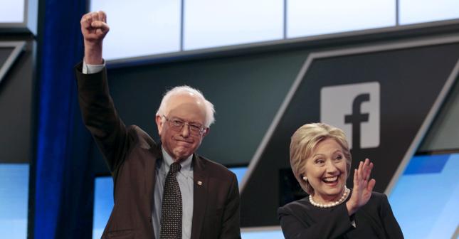 Bernie Sanders i Hillary Clinton