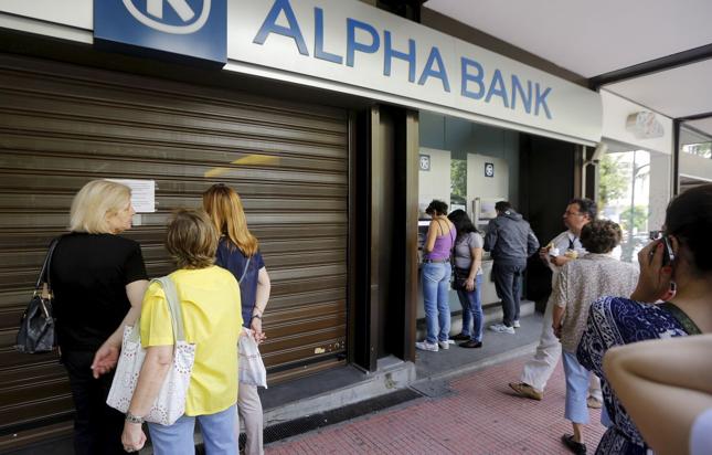 Bank zamknięty do odwołania. Grecja, lipiec 2015 r.