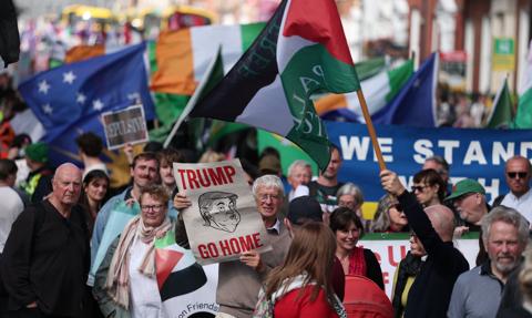 Zaskakująca deklaracja w Dublinie. Trump chce zjednoczenia Irlandii