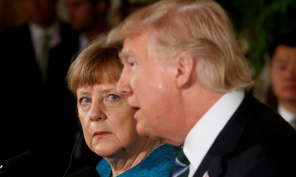 Merkel: Nie niepokoję się wizytą Trumpa w Warszawie