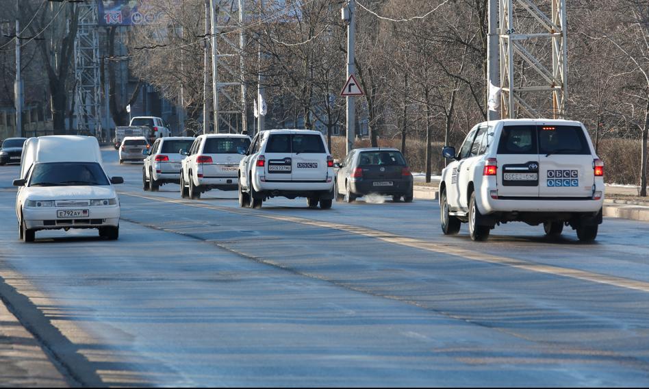Amerykański personel OBWE wyjeżdża z Doniecka