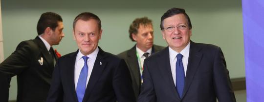 Donald Tusk i Jose Manuel Barroso