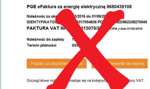 Uwaga na fałszywe faktury z PGE
