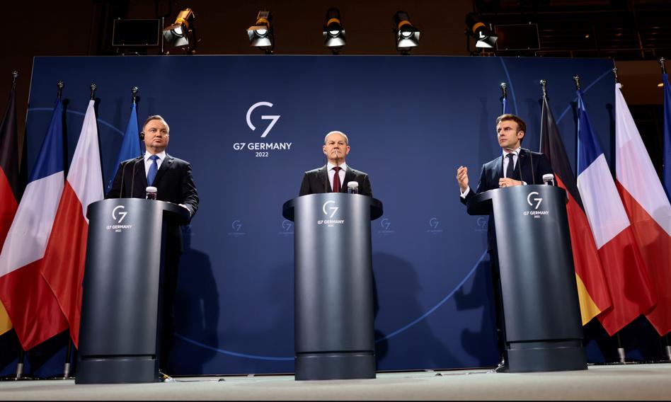 Duda, Macron i Scholz: naszym celem jest uniknięcie wojny