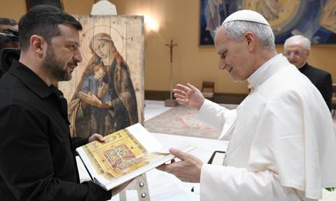 "Szczyt Watykański". Zełenski spotkał się w Rzymie z Leonem XIV i J.D. Vance'em