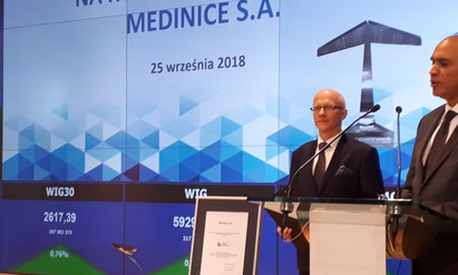 Cena emisyjna akcji Medinice ustalona na 30 zł