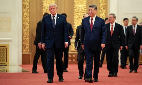 Xi wyprawił bankiet na cześć Trumpa. "Nie wolno zepsuć stosunków z USA"