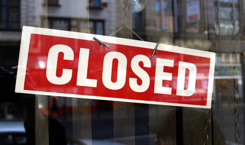 Sklepy padają jak muchy