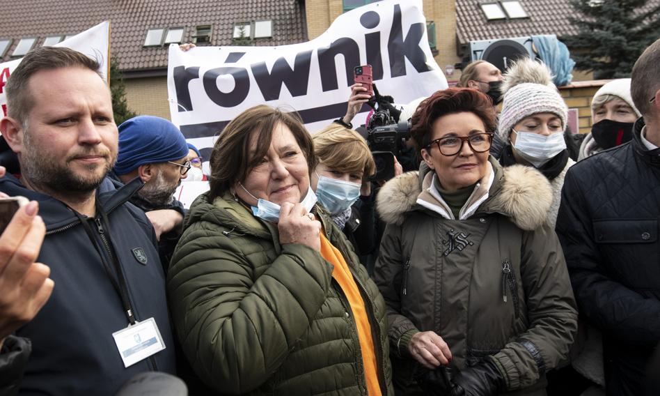 Protest "Matki na Granicę" w Michałowie. Były obecne byłe pierwsze damy