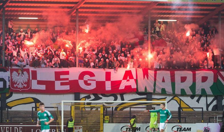 Legia zapłaci ponad 100 tys. euro grzywny