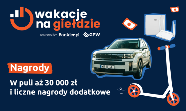 Pieniądze, samochody na rodzinne wypady i inne niespodzianki... Oto co możesz wygrać w konkursie Wakacje na Giełdzie