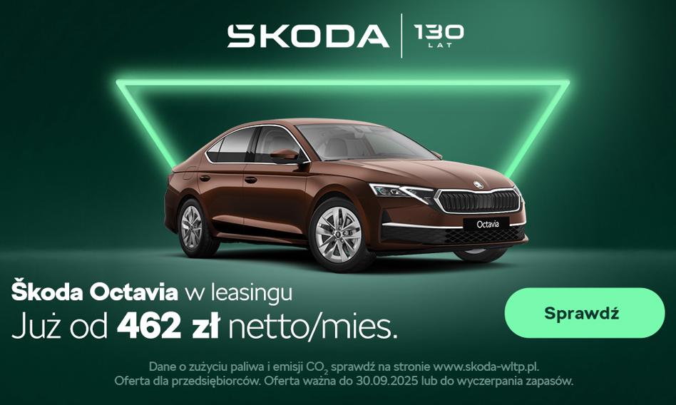 Škoda świętuje 130-lecie: Octavia i Kodiaq w leasingu z ratami niższymi niż kiedykolwiek
