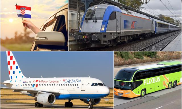 Czym w podróż do Chorwacji? Prześwietlamy pociągi, samoloty, autokary i auta