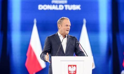 Donald Tusk dumny z polskiej giełdy mówi o PGE i Tauronie. "To nam się udało"
