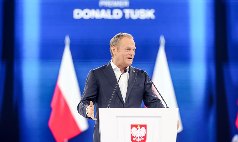 Donald Tusk dumny z polskiej giełdy mówi o PGE i Tauronie. "To nam się udało"