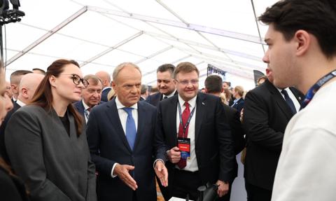 Tusk: Polska i Ukraina zbudują armadę dronową. Swyrydenko: Współpraca wzmocni oba kraje