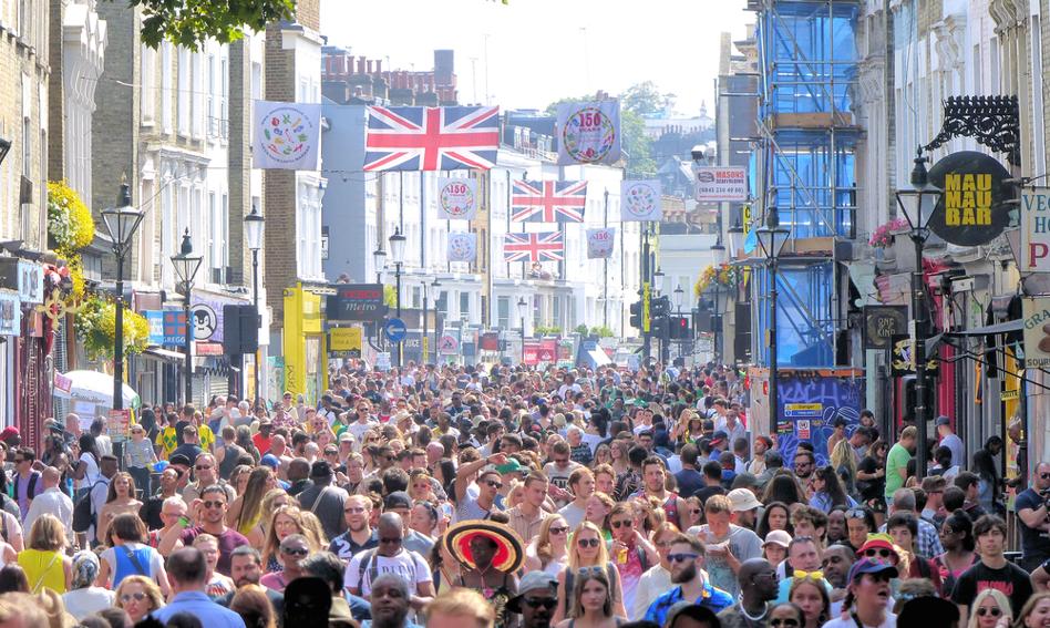 Po dwuletniej covidowej przerwie do Londynu wrócił Notting Hill Carnival