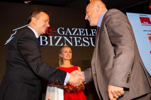 Fotografia pochodzi gali e-Gazel Biznesu 2014 w Krakowie