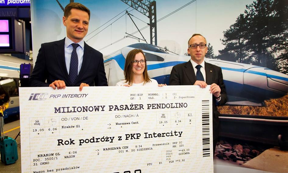 Pendolino przewiozło już milion pasażerów