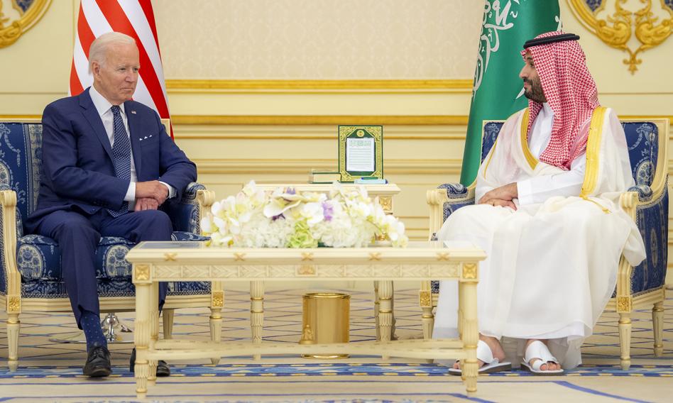 Biden spotkał się z saudyjskim następcą tronu. &quot;Nie ma porozumienia ws. ropy&quot;