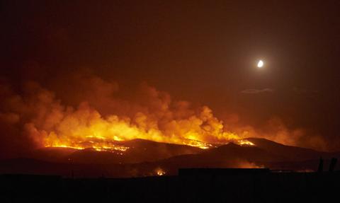 Pożary lasów w Grecji są największymi w historii Unii Europejskiej