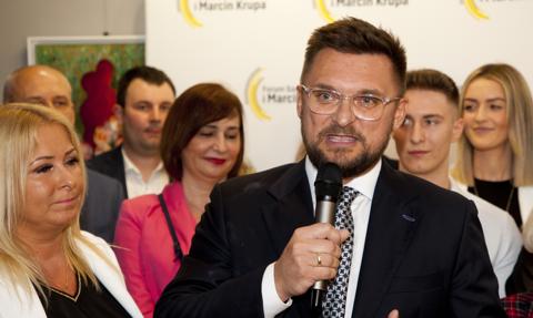Marcin Krupa w pierwszej turze uzyskał reelekcję na trzecią kadencję