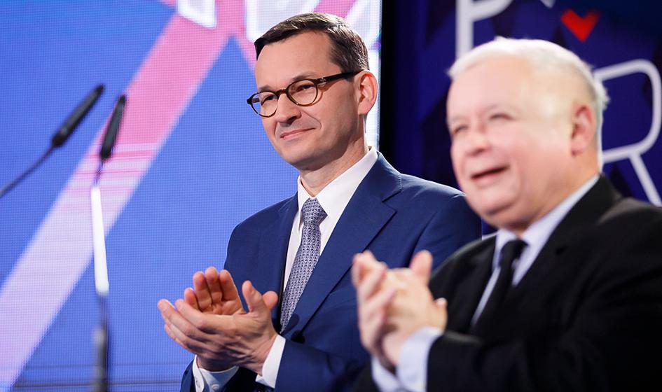 Kaczyński o plotkach dot. spisku przeciw premierowi: Morawiecki zostaje na stanowisku