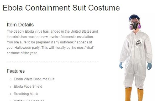 USA: jak zarobić na eboli w Halloween