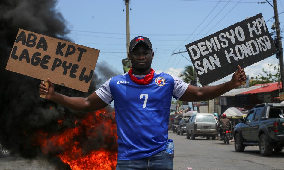 Stolica Haiti bez ąu. Protestujący wdarli się do elektrowni
