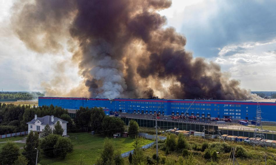 Kolejny atak ukraińskich dronów na Ozon. Uderzono w centra logistyczne