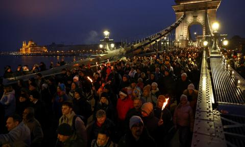 Wielki antyrządowy marsz w Budapeszcie. "To wierzchołek góry lodowej"