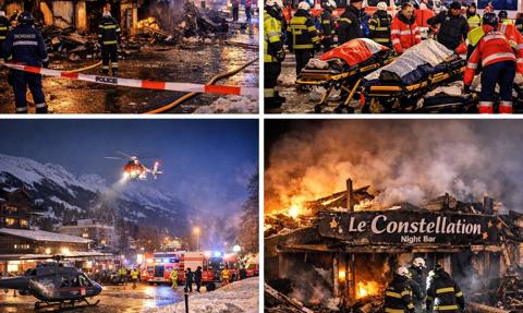 Tragedia w Sylwestra. Dziesiątki ofiar śmiertelnych w Szwajcarii