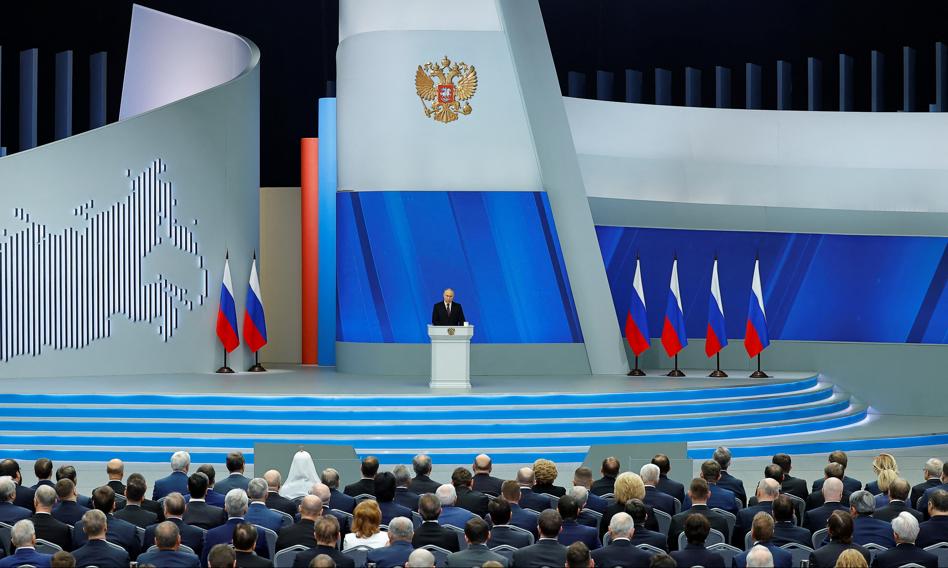 Orędzie Władimira Putina. "Zachód chce zniszczyć Rosję od środka"