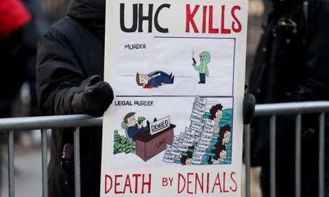 Zab贸jstwo prezesa i ust膮pienie prezesa. Akcje UnitedHealth za艂ama艂y si臋 i do艂uj膮 indeks
