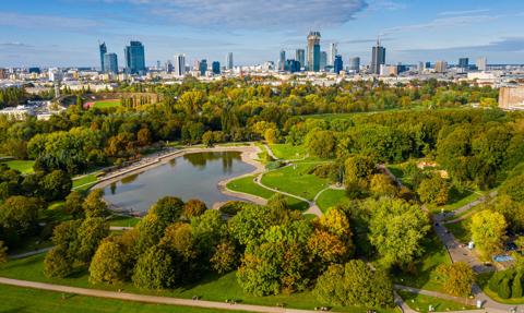 Warszawa staje się jedną z bardziej zielonych europejskich stolic
