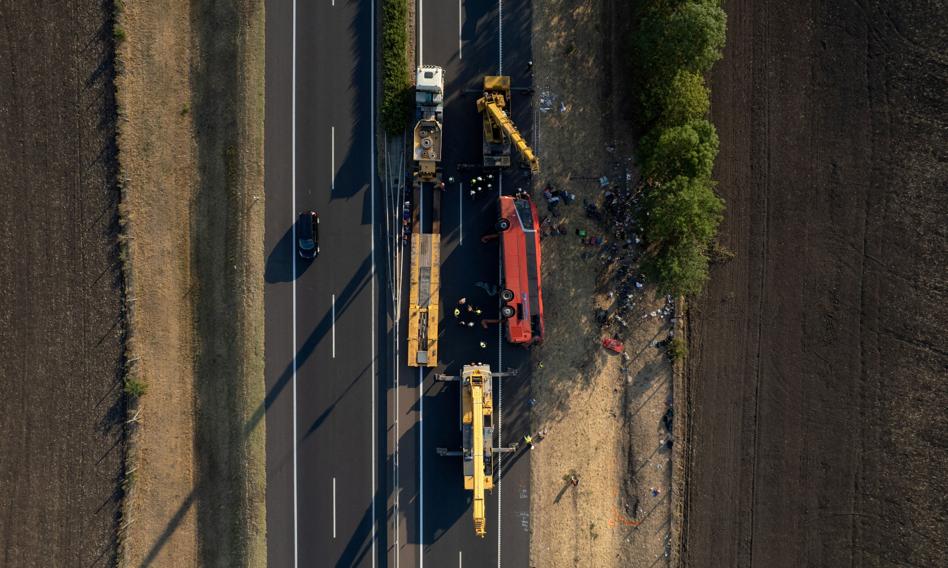 Polski autokar rozbił się na Węgrzech. 12 osób zginęło, kierowca zatrzymany