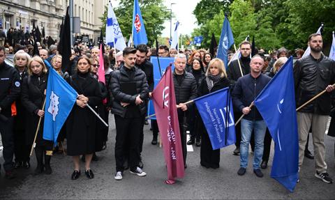 Przez Warszawę przeszedł marsz medyków przeciw przemocy