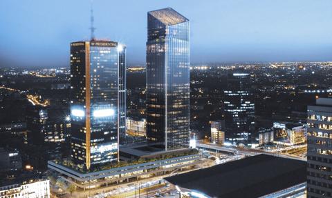 Nowy biurowiec przy Dworcu Centralnym będzie miał 260 metrów? Inwestor chce go podwyższyć