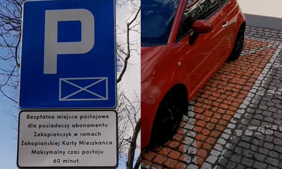Pomarańczowe koperty na parkingach. "Tylko dla mieszkańców"